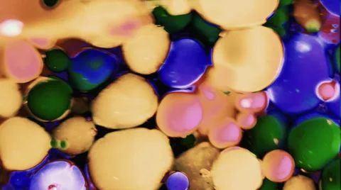 Ink Bubbles In Water. Video stock 50932276