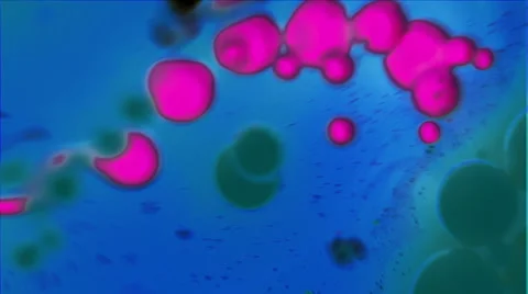 Ink Bubbles In Water. Stockbeeldmateriaal 50935563