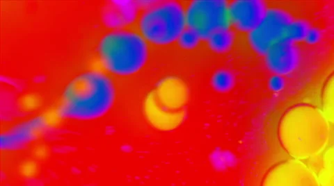 Ink Bubbles In Water. Stockbeeldmateriaal 50937932