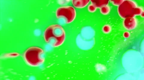 Ink Bubbles In Water. Видео 50939978