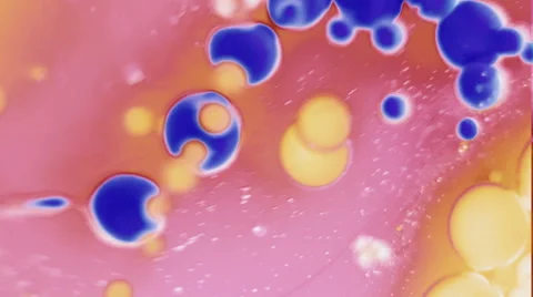 Ink Bubbles In Water. Video stock 50941885