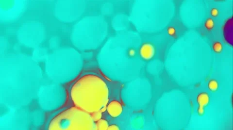 Ink Bubbles In Water. Stockbeeldmateriaal 50946007