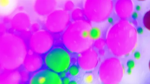 Ink Bubbles In Water. Видео 50946352