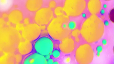 Ink Bubbles In Water. Видео 50947085