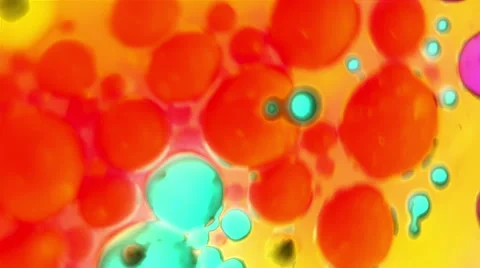 Ink Bubbles In Water. Видео 50947557