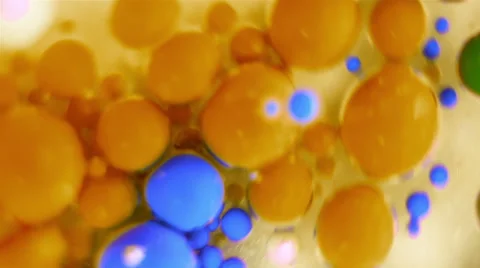 Ink Bubbles In Water. 库存影片 50948830