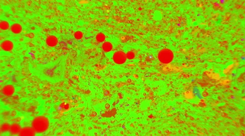 Ink Bubbles In Water. Видео 50950596