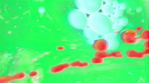 Ink Bubbles In Water. 스톡 동영상 50952201