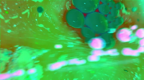 Ink Bubbles In Water. Stockbeeldmateriaal 50964331