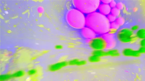 Ink Bubbles In Water. 스톡 동영상 50964352