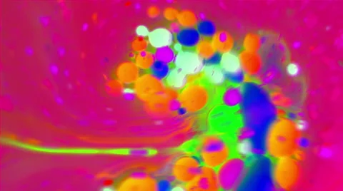 Ink Bubbles In Water. 스톡 동영상 50965365