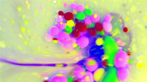 Ink Bubbles In Water. 스톡 동영상 50965607