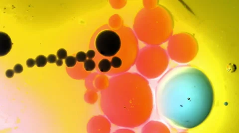 Ink Bubbles In Water. 스톡 동영상 50984979