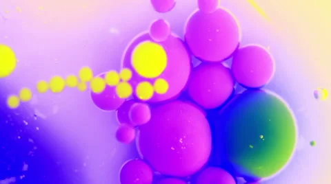 Ink Bubbles In Water. Video stock 50984986