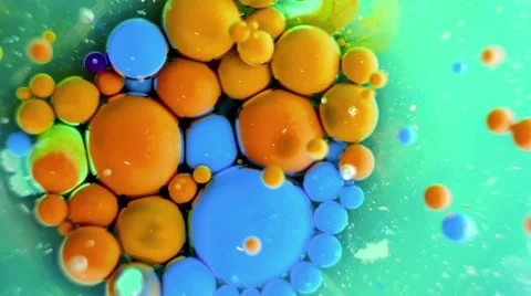 Ink Bubbles In Water. Video stock 50985018