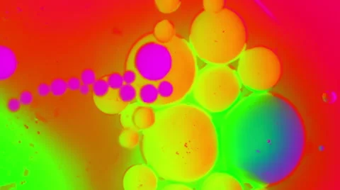 Ink Bubbles In Water. Stockbeeldmateriaal 50985073