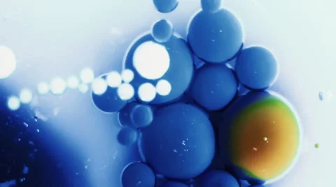 Ink Bubbles In Water. 库存影片 50985571