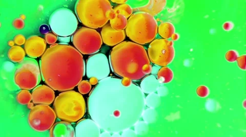 Ink Bubbles In Water. Stockbeeldmateriaal 50985630