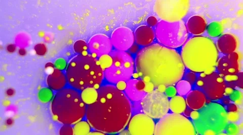 Ink Bubbles In Water. 스톡 동영상 50985967