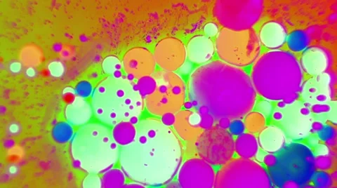 Ink Bubbles In Water. Stockbeeldmateriaal 50985978