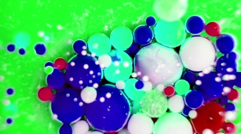 Ink Bubbles In Water. 스톡 동영상 50986013