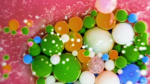 Ink Bubbles In Water. Video stock 50986190