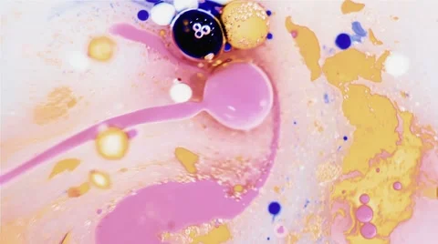 Ink Bubbles In Water. 스톡 동영상 50987221