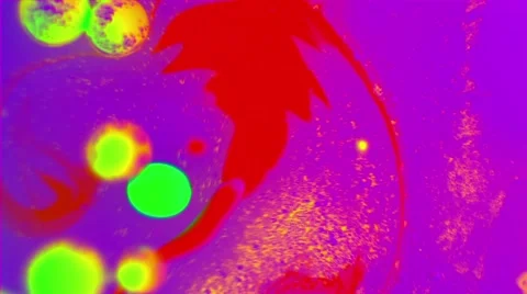 Ink Bubbles In Water. 動画素材 50987977