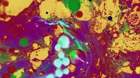 Ink Bubbles In Water. 動画素材 50988481