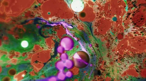 Ink Bubbles In Water. Vídeos de archivo 50988893