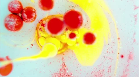 Ink Bubbles In Water. Video stock 50990484