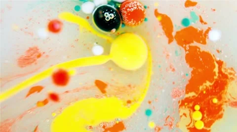 Ink Bubbles In Water. 스톡 동영상 50991335