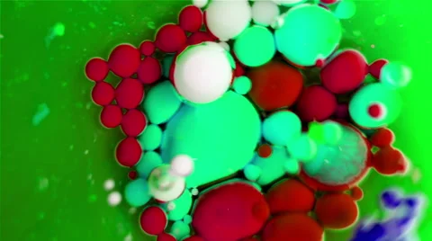 Ink Bubbles In Water. Stockbeeldmateriaal 50993136