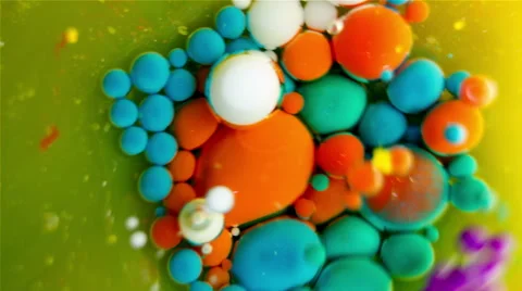 Ink Bubbles In Water. 動画素材 50993187