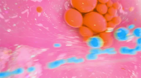 Ink Bubbles In Water. Video stock 50993389