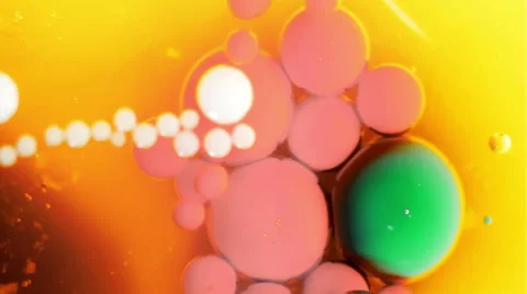 Ink Bubbles In Water. Видео 50993508