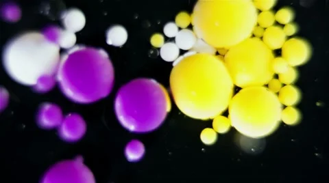 Ink Bubbles In Water. 스톡 동영상 50993560