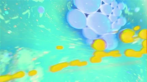 Ink Bubbles In Water. Видео 50993603