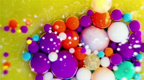 Ink Bubbles In Water. 스톡 동영상 50993671