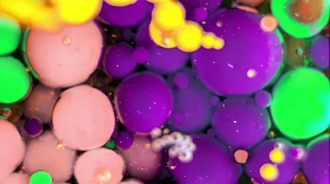 Ink Bubbles In Water. Stock-Footage 50996376