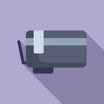 Ink cartridge icon flat vector. Printer colored equipment Stock Illustration