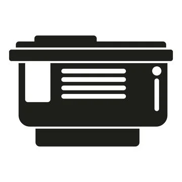 Ink cartridge icon simple vector. Digital print Stock Illustration