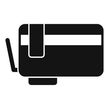 Ink cartridge icon simple vector. Printer colored equipment Stock Illustration