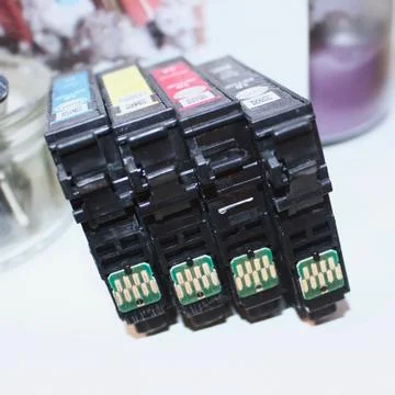 Ink cartridges Stock Photos