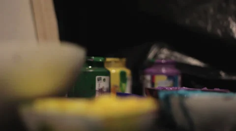 Ink - change of focus Stock Footage 30482360