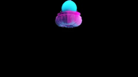 Ink Cloud (alpha channeled) Stock Footage 83959490