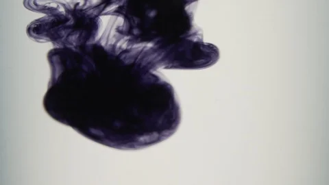Ink Cloud - Indigo Jet 02 Stock Footage 97701900