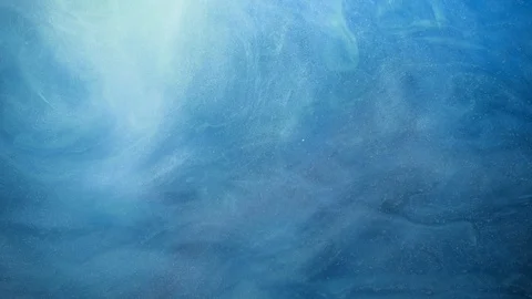 Ink cloud motion blue tranquil animation water Stock Footage 111641187