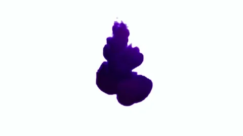 Ink cloud in water Video stock 7975020