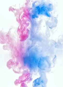 Ink cloud in the water Stock Photos